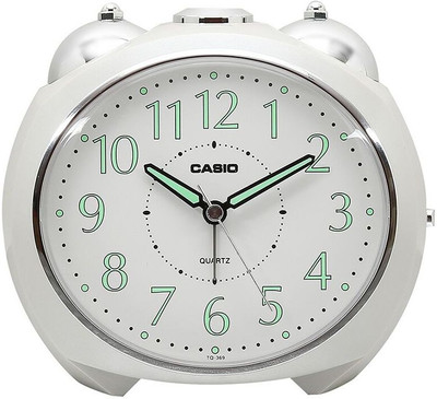 

Casio Analog White Clock