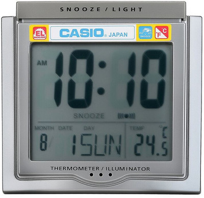 

Casio Digital Grey, White Clock