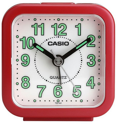 

Casio Analog White:Red Clock