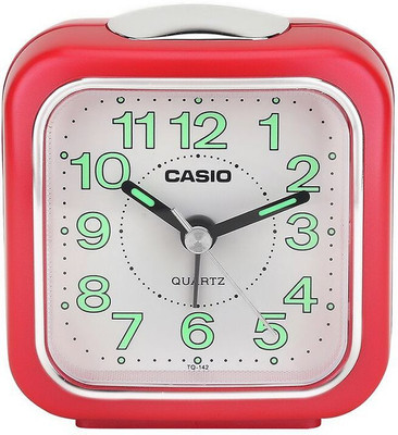 

Casio Analog White:Red Clock