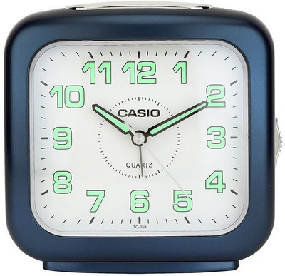 

Casio Analog White, Blue Clock
