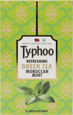 

Typhoo Refreshing Moroccan Mint Green Tea Bags(25 Bags, Box)