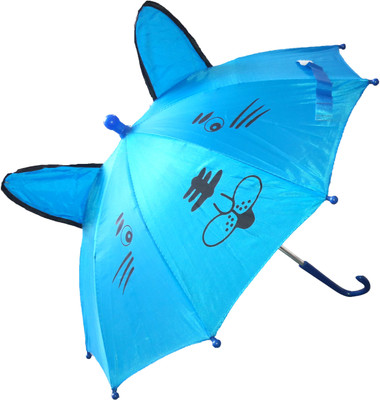

NPRC Stylish Cartoon Character Printed Protection Folding Waterproof For Kids Umbrella(Blue)