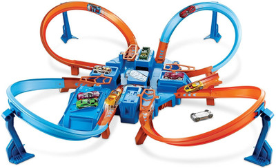 

Hot Wheels New Criss Cross Crash Track Playset(Multicolor)
