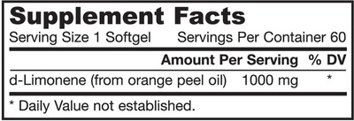 

Jarrow Formulas Jarrow Formulas, d-Limonene(1000 mg)