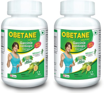 

Vitane Obetane Combo Pack - Fat Burner - Garcinia Cambogia Tablets (Natural Weight Loss Supplement)(90 No)