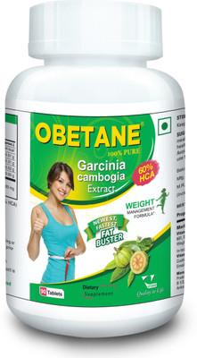 

Vitane Obetane - Fat Burner - Garcinia Cambogia Tablets (Natural Weight Loss Supplement)(90 No)