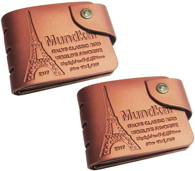 

Peacock Mundkar Men Tan Fabric Wallet(5 Card Slots)