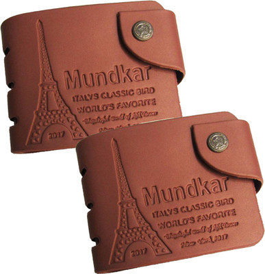 

Peacock Mundkar Boys Tan Artificial Leather Wallet(5 Card Slots)