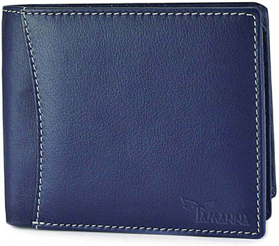 

Tamanna Men Blue Genuine Leather Wallet(6 Card Slots)