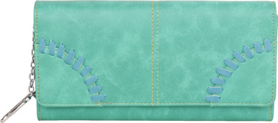 

Butterflies Women Casual Green, Blue Artificial Leather Wallet(4 Card Slots)