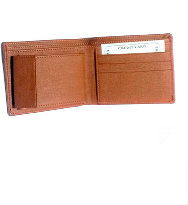 

MK Boys Brown Genuine Leather Wallet(3 Card Slots)