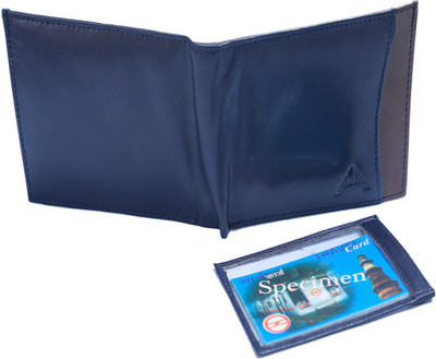 

goodhand Boys Blue Genuine Leather Wallet(5 Card Slots)