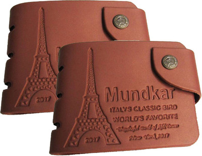 

Peacock Mundkar Boys Tan Artificial Leather Wallet(5 Card Slots)