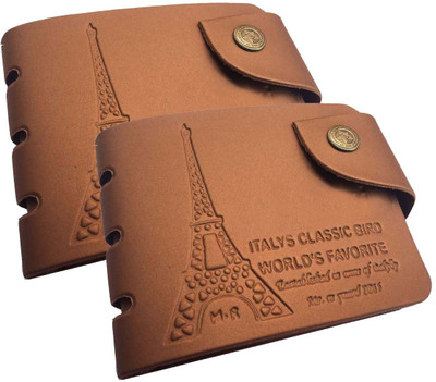 

Peacock Mundkar Boys Tan Artificial Leather Wallet(5 Card Slots)