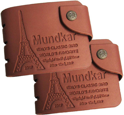 

Peacock Mundkar Boys Tan Artificial Leather Wallet(5 Card Slots)
