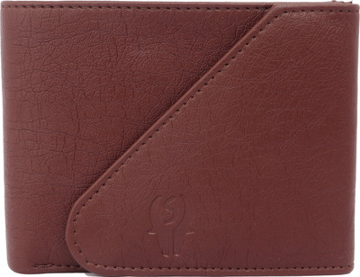 

samtroh Men Khaki Artificial Leather Wallet(5 Card Slots), Brown