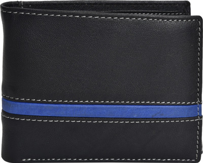

SK TRADER Men Black Genuine Leather Wallet(2 Card Slots)