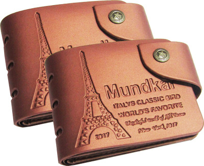 

Peacock Mundkar Men Tan Artificial Leather Wallet(5 Card Slots)