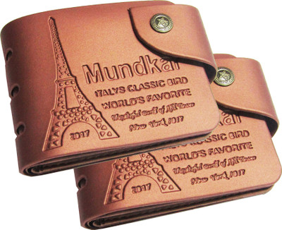 

Peacock Mundkar Boys Tan Artificial Leather Wallet(5 Card Slots)