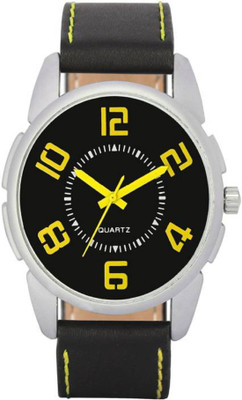 

Style Keepers GA0025 Black Analogue dial And Black Leather Watch - For Boys