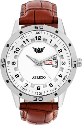

Abrexo Abx1757-WH TN WHITE Day & Date Functioning Hybrid Watch - For Men