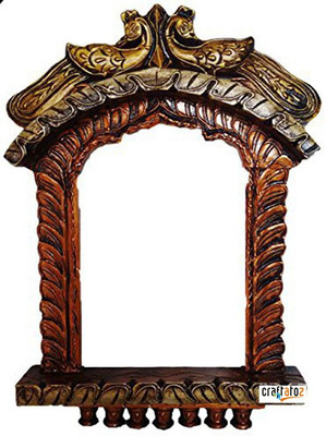 

Craftatoz Wooden Jharokha(45 cm x 33 cm Handcrafted)