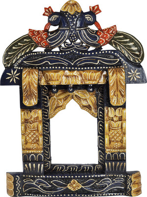 

Lal Haveli Decorative Photo Frame Wooden Jharokha(43.18 cm x 30.48 cm Handcrafted)