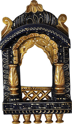 

Lal Haveli Wall Décor Photo Frame Handmade Wooden Jharokha(30.48 cm x 18 cm Handcrafted)