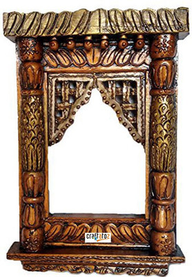 

Craftatoz Wooden Jharokha(40 cm x 27 cm Handcrafted)