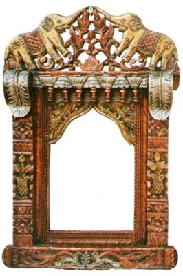 

The Woods Hut Wooden Jharokha(50.8 cm x 12.7 cm Handcrafted)