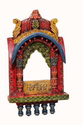 

Crafticia Wall Wooden Jharokha(68 cm x 38 cm Handcrafted)