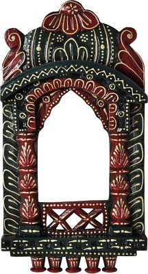 

Lal Haveli Wall Décor Photo Frame Handmade Wooden Jharokha(41 cm x 23 cm Handcrafted)