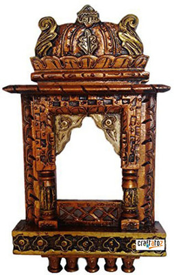 

Craftatoz Wooden Jharokha(40 cm x 22 cm Handcrafted)