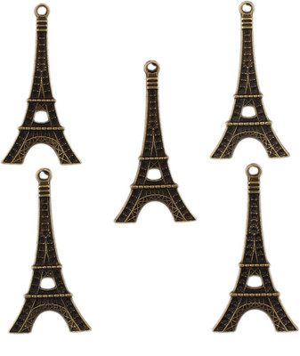

Tootpado 5 PCs Embellishments Set Bronze Tone Flat Back - Eiffel Tower (CCAS12)