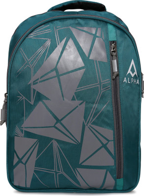 ALPHA TRENDS Laptop Backpack Green Backpack(Green, 17 L)