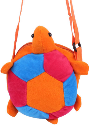 

Aliado Faux Fur Orange, Pink And Blue Coloured Zipper Closure Sling Bag Plush Bag(Orange, 5 inch)