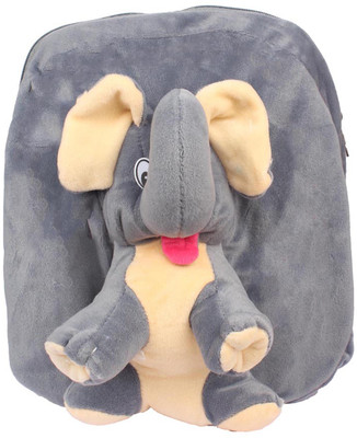 

Aliado Faux Fur Grey Coloured Zipper Closure Backpack Backpack(Grey, 5 inch)