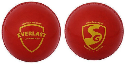 

SG SG-Everlast Syenthatic Cricket Ball Cricket Training Ball(Pack of 2, Red)