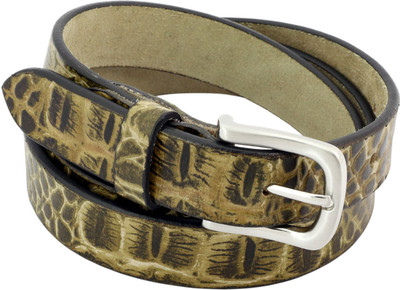 

LAVICEA Women Casual, Evening, Formal, Party Green Genuine Leather Belt