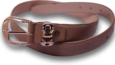 

Naya Trendz Women Tan Artificial Leather Belt, Tan brown