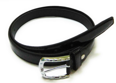 

HUNK Women Casual, Party, Formal, Evening Black Artificial Leather Belt, Wine