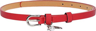 

Alvaro Castagnino Women Casual Maroon Artificial Leather Belt, Magenta