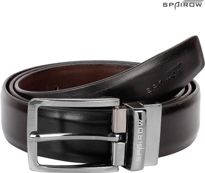 

Spairow Men Casual, Formal Black, Brown Artificial Leather Reversible Belt