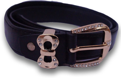 

Naya Trendz Women Black Artificial Leather Belt