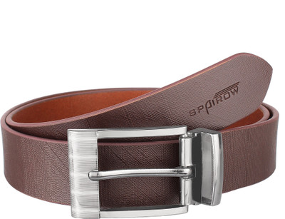 

Spairow Men Casual Brown Genuine Leather Belt