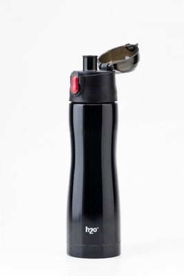 

Meenamart H20 Stainless Steel Water Bottle 500 ml Sipper(Pack of 1, Black)