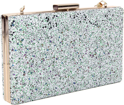 

Carlton London Casual White, Green Clutch, Green;white