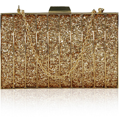 

Kleio Party Gold Clutch