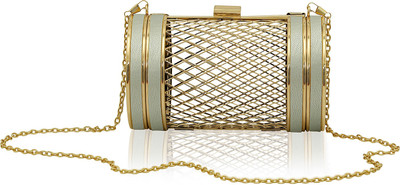 

Kleio Party Silver Clutch